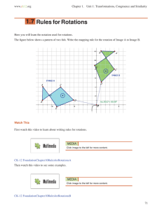 1.7 Rules for Rotations