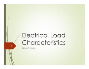 Electrical Load Characteristics