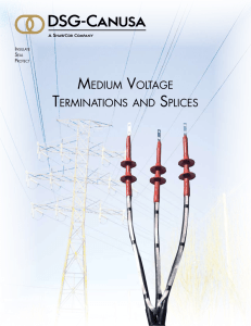 medium voltage terminations and splices - DSG