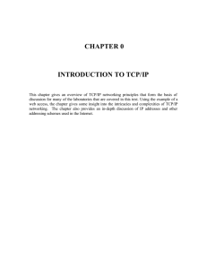 chapter 0 introduction to tcp/ip