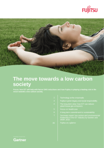 The move towards a low carbon society