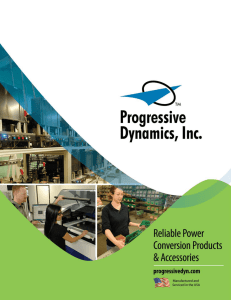 Product Catalog - Progressive Dynamics, Inc.