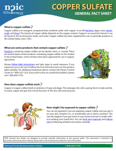 copper sulfate - National Pesticide Information Center