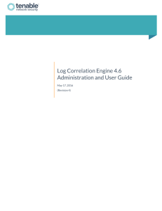 Log Correlation Engine 4.6 Administration and User Guide