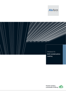 PRODUCTS Anti-condensation coating