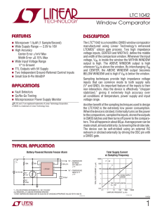 LTC1042 - Window Comparator