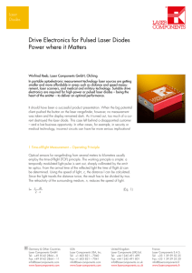 Drive Electronics for Pulsed Laser Diodes