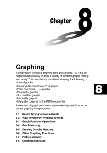 Chapter 8 Graphing