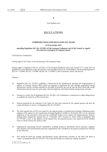 COMMISSION DELEGATED REGULATION (EU) 2016/ 89 - EUR-Lex