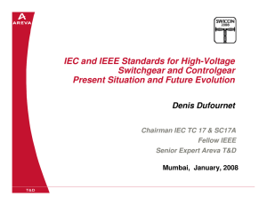 IEC and IEEE Standards for High-Voltage Switchgear