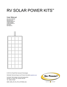 RV SOLAR POWER KITS™