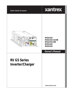 RV GS Series Inverter/Charger