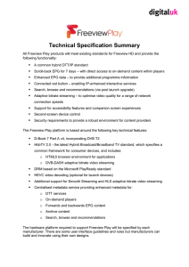 Technical Specification Summary
