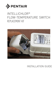 IntelliChlor Flow Switch Replacement Kit Installation Guide