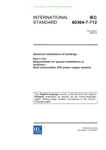 international standard iec 60364-7-712