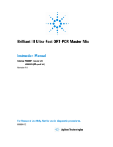 Brilliant III Ultra-Fast QRT-PCR Master Mix