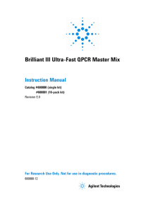 Brilliant III Ultra-Fast QPCR Master Mix