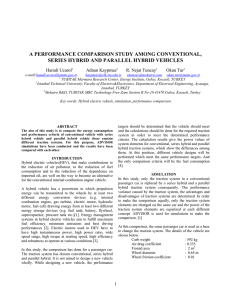 a performance comparison study among conventional, series hybrid