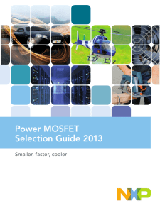 Power MOSFET Selection Guide 2013