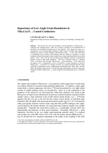 Importance of Low-Angle Grain Boundaries in YBa2Cu3O7−δ