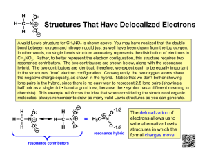 Structures That Have Delocalized Electrons