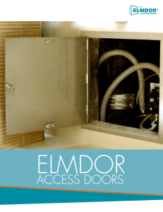 access doors - Elmdor Stoneman