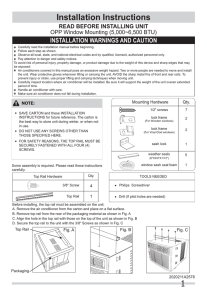 Installation Instructions