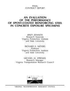 an evaluation of the performance of epoxy