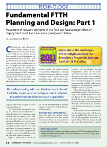 Fundamental FTTH Planning and Design: Part 1