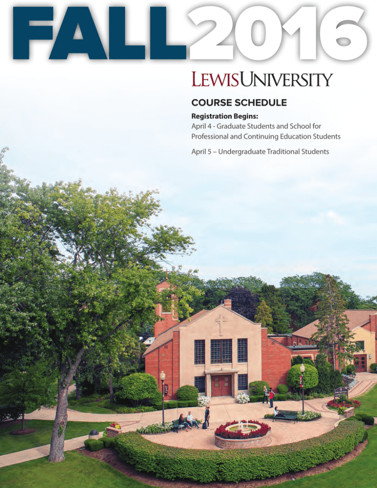 Course Schedule Lewis University