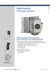 Attachments Pneumatic actuators