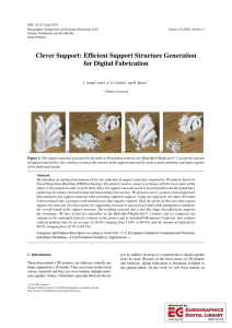 Clever Support: Efficient Support Structure Generation for Digital