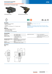 4785 - Cord Connectors (rewireable)