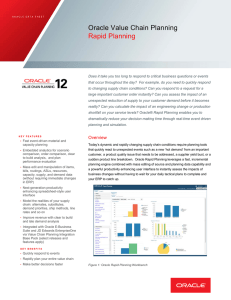 Oracle Rapid Planning Data Sheet 12 2 5