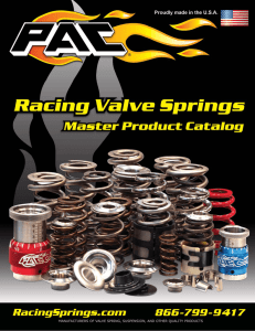 manufacturers of valve spring, suspension, and other quality products