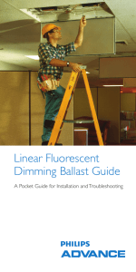 Linear Fluorescent Dimming Ballast Guide