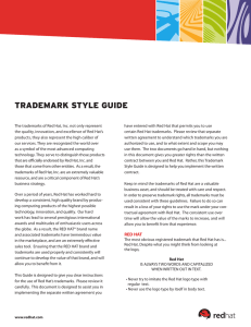 Trademark sTyle guide