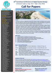 12th Euromicro DSD Conference on Digital