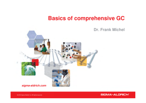 Basics of comprehensive GC - Sigma