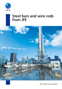 Steel bars and wire rods from JFE