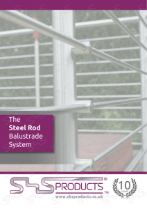 The Steel Rod Balustrade System