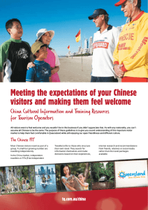 Meeting the expectations of your Chinese visitors and making them
