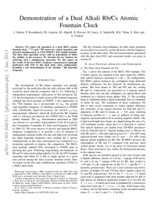 Demonstration of a Dual Alkali Rb/Cs Atomic Fountain