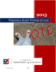 Virginia Department of Elections