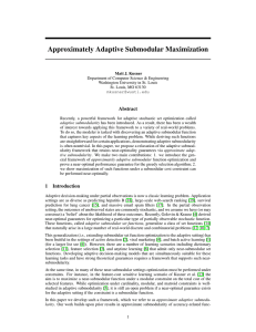 Approximately Adaptive Submodular Maximization