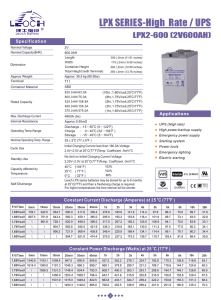 LPX SERIES-High Rate / UPS