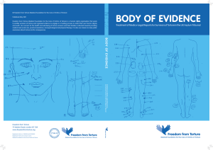 Body of evidence - Freedom from Torture