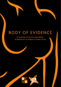 body of evidence - Breast Cancer UK