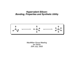 Hypervalent Silicon: Bonding, Properties and Synthetic Utility
