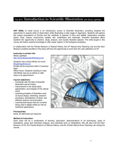 Fall 2014 Introduction to Scientific Illustration with Mindy Lighthipe